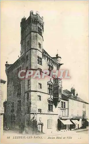 Cartes postales 48 luxeuil les bains ancien hotel de ville