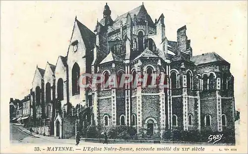 Cartes postales 33 mayenne l eglise notre dame seconde moitie du xii siecle