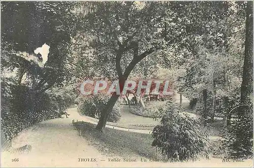 Cartes postales 266 troyes vallee suisse un coin