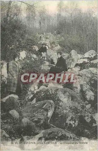 Cartes postales 96 saint estephe pres nontron le chapolet du diable