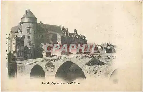 Cartes postales Laval (mayenne) le ch�teau (carte 1900)