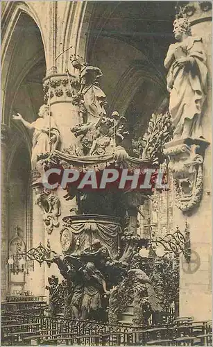 Cartes postales Bruxelles Eglise Sainte Gudule Chaire de Verite