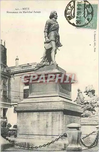 Cartes postales Metz Monument du Marechal Fabert