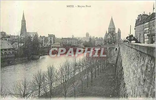 Cartes postales Metz Moyen Pont