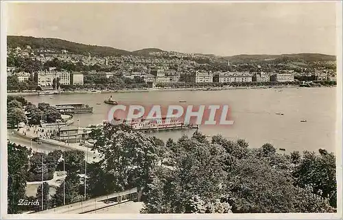 Cartes postales Zurich Bateau