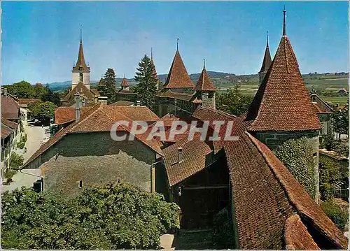 Cartes postales moderne Morat Mur d'Enceinte