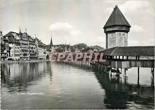 Cartes postales moderne Luzern Kapellbrucke