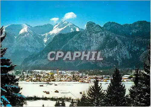 Cartes postales moderne Oberammergau Oberbayern Hohentuftkurort Beruhmte Passionsspiele (alle 10 Jahre) Gagen Notkarspit