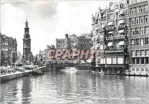 Cartes postales moderne Amsterdam Gezicht on Munttoren