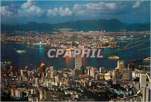 Cartes postales moderne Hong Kong Night Scene From Peak