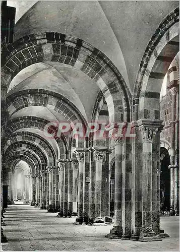 Cartes postales moderne Vezelay (Yonne) Eglise Abbatiale de la Madeleine (Fin du XIIe S) Bas Cote Nord