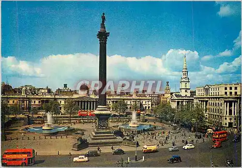 Cartes postales moderne Trafalgar Square and Nelson's Column