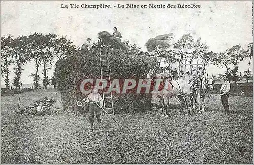 REPRO la Vie Champetre la Mise en Meule des Recoltes