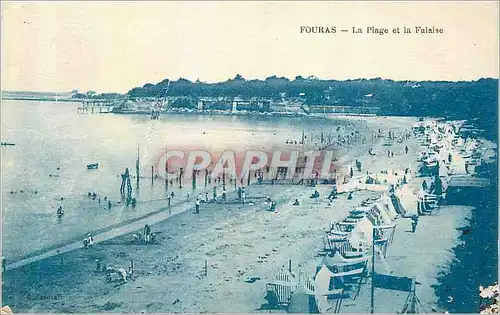 Cartes postales Fouras La Plage et la Falaise