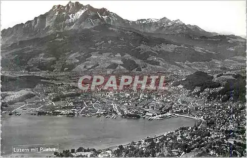 Cartes postales moderne Luzern mit Pilatus