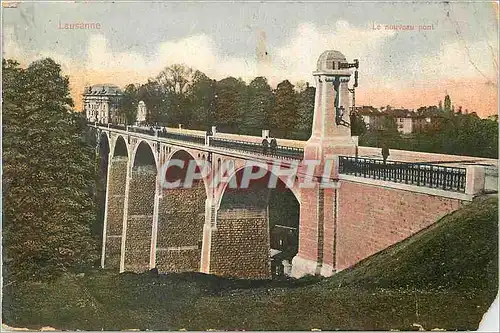 Cartes postales Lausanne Le Nouveau Pont