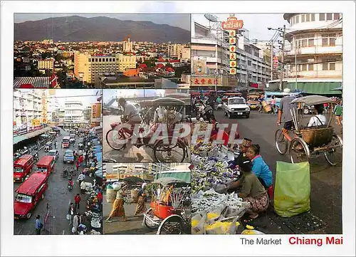 Cartes postales moderne Chiang Mai the Market the Busy of Warorot Market