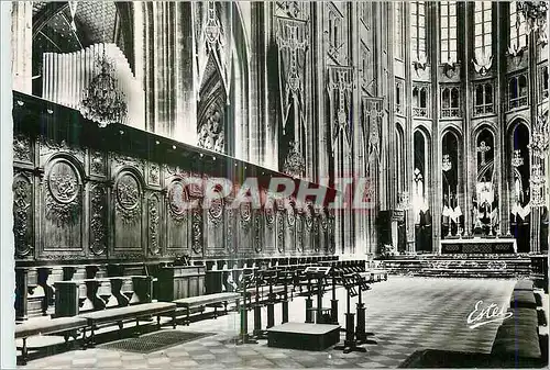 Cartes postales moderne Orleans La Cathedrale Sainte Croix Les Stalles et le Choeur