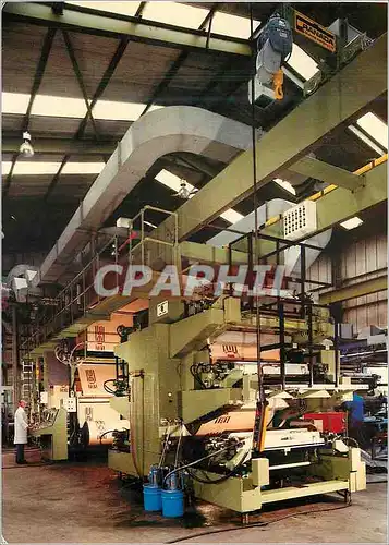 Cartes postales moderne England Advanced computer controlled flexopress for multiwall Oldham