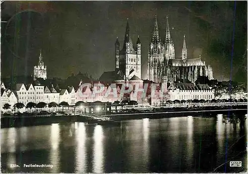 Cartes postales moderne Koln Festbeleuchtung