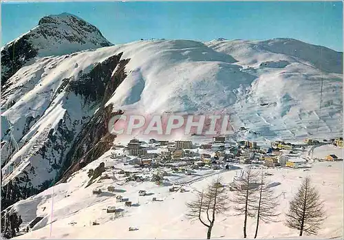 Cartes postales moderne Les deux Alpes Dauphine En descendant la piste du Diavle la station sud les pistes de super veno