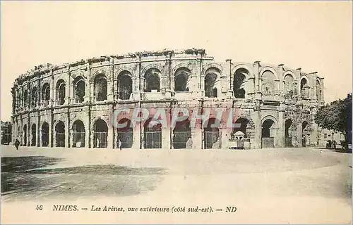 Cartes postales Monuments Nimes les arenes vue exterieur