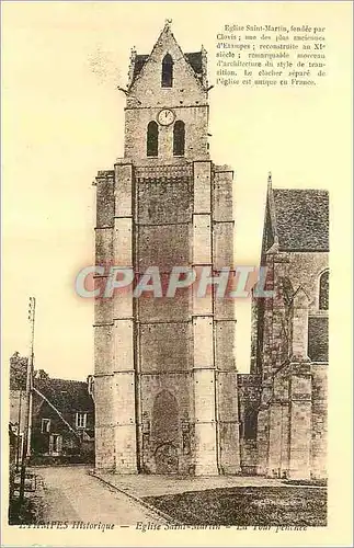 Cartes postales Etampes Historique Eglise Saint Martin LA Tour