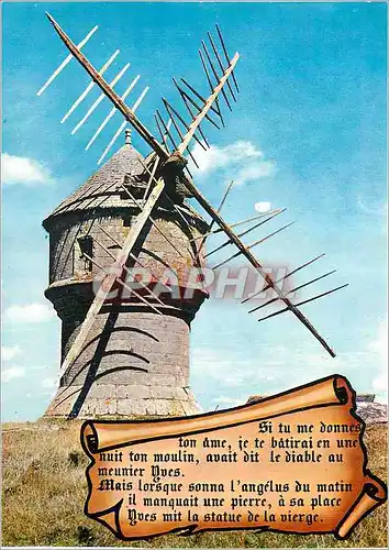 Cartes postales moderne Guerande Le moulin du Diable