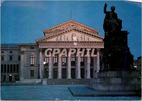 Cartes postales moderne Munich National THeatre Bavarian Opera