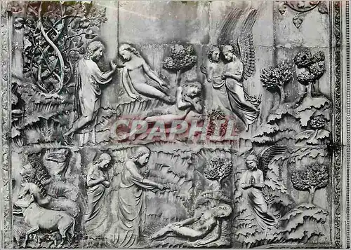 Cartes postales moderne Orvieto (Duomo) Iddio Crea la Donna