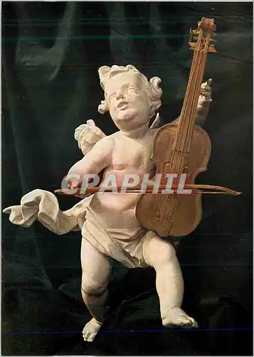 Cartes postales moderne Franz Xaver Schmadl 1705 1777 Rottenbuch Putto auf der Orgenlempore 1744 Violon