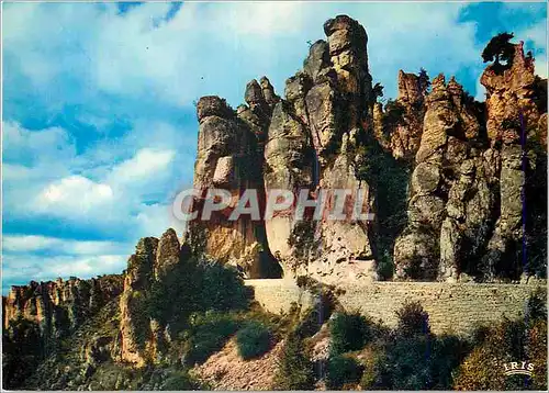 Cartes postales moderne Les Gorges du Tarn La Route sur le Causse Mejean