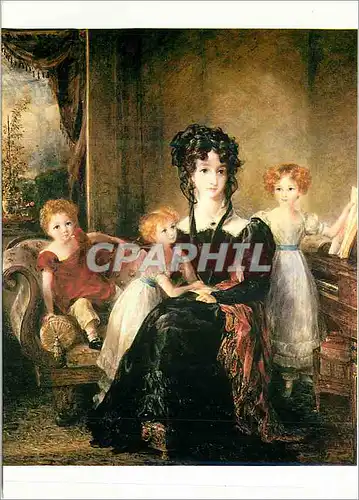 Cartes postales moderne Elizabeth Pratt Lea with her Children John Constable R A (1776 1837)