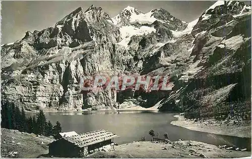 Cartes postales moderne Oeschinensee und Blumlisalp