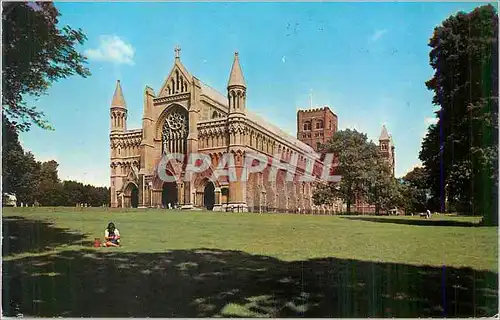 Cartes postales moderne West Front St Albans Abbey