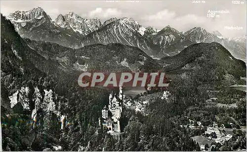 Cartes postales moderne Le Chateaux de Hohenschwangou et Neuschwanstein