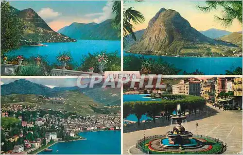 Cartes postales moderne Lugano