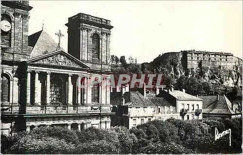 Cartes postales moderne Belfort La Cathedrale et le Chateau