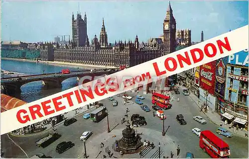 Cartes postales moderne Greetings from London