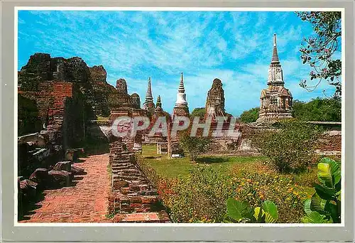 Cartes postales moderne Ruins of Phra Mahathat in Ayudhya Thailand