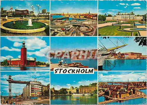 Cartes postales moderne Stockholm