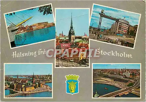 Cartes postales moderne Halsning Fran Stockholm