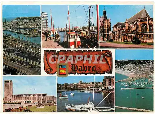 Cartes postales moderne Le Havre (Seine Maritime) Normandie (France) Vue Aerienne sur le Port Bateaux