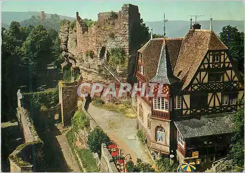 Cartes postales moderne Les Environs de Saverne (Bas Rhin) Ruines du Haut Barr Le chateau fut Bati sur trois rocs de gre