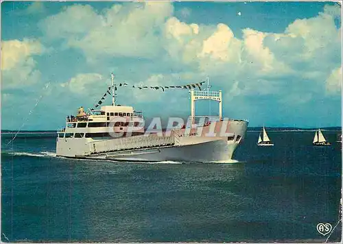 Cartes postales moderne Bac La Gironde Reliant Royan a la Pointe de Grave Bateau