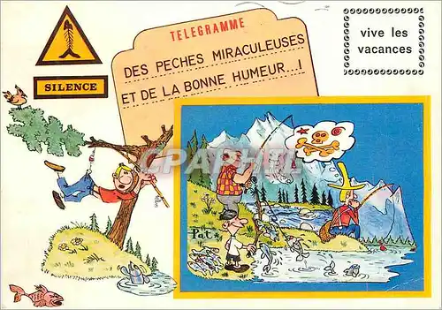 Cartes postales moderne Humo Peche Images de chez nous