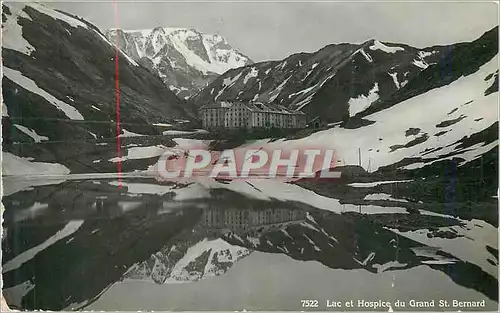 Cartes postales moderne Lac et hospice du grand st bernard