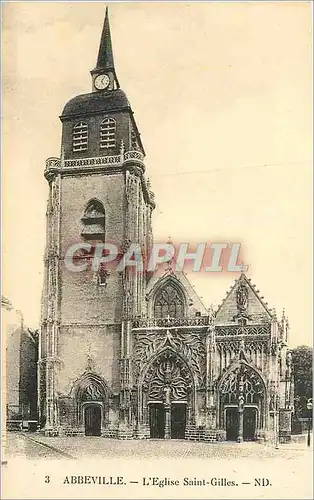 Cartes postales Abbeville l eglise saint gilles