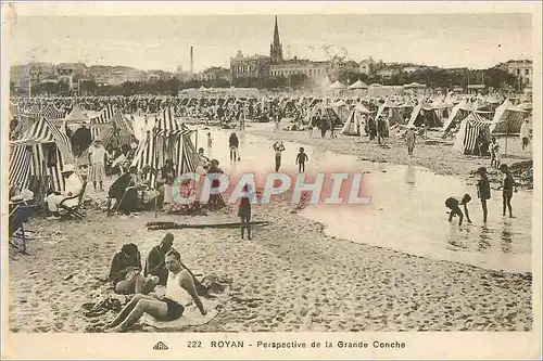 Cartes postales Royan perspective de la grande conche