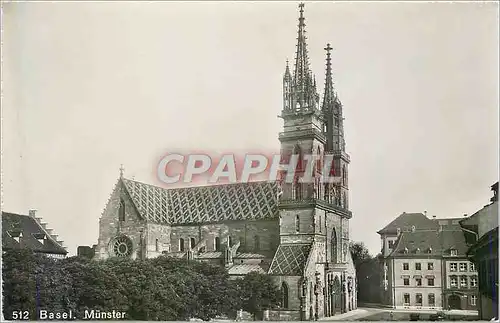 Cartes postales moderne Basel munster